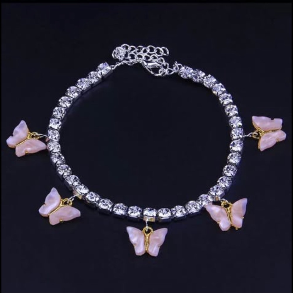 Elegant Butterfly High Quality Link Anklet Women Jewelry